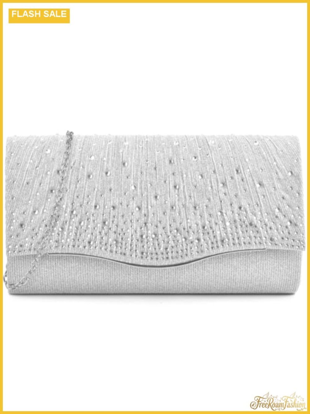Suede Envelope Clutch Purse for Women, Formal Evening Bag with Detachable